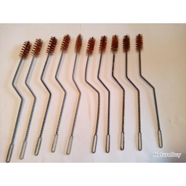 Ecouvillons  lot de 10 unit�s  diam�tre 12.5 mm laiton.