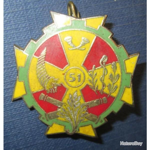51� Bataillon des Services, r�sine, dos guilloch� dor�