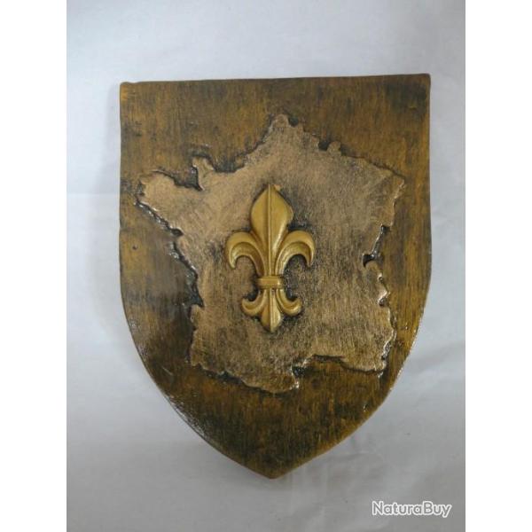 Blason France et fleur de Lys