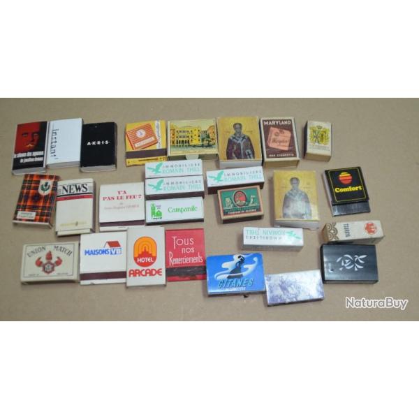 lot de boite d'allumette