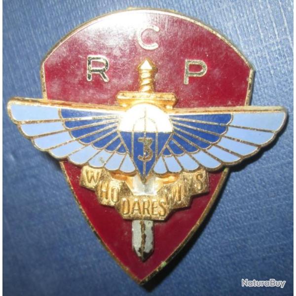 3� R�giment de Chasseurs Parachutistes, 50 mm, glaive argent�