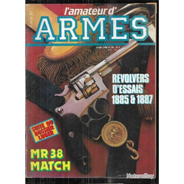 l'amateur d'armes 56 r�volvers d'essais 1885 & 1887, p 08 part 3, merkel drilling, buckmaster