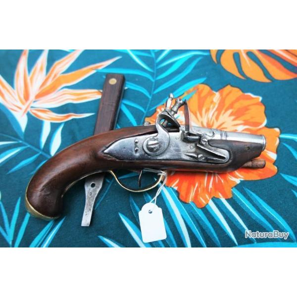 Pistolet � Silex  fin XVIII�me d�but XIX �me-(livraison par Happy post 15�)