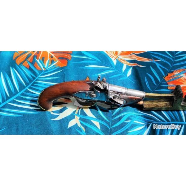 Pistolet � Silex  fn XVIII�me