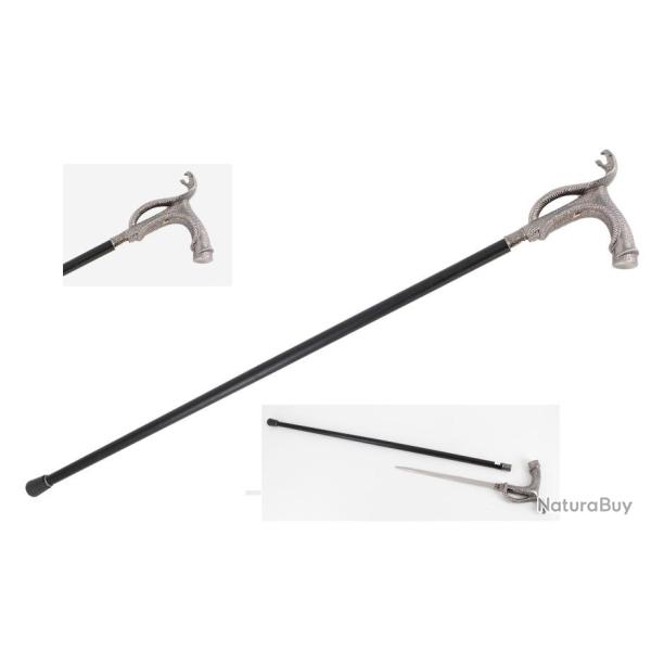 Canne pe fantaisie Cobra yeux vert