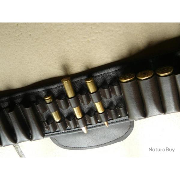 ///////    CARTOUCHIERE cuir  pour  MIXTE.....