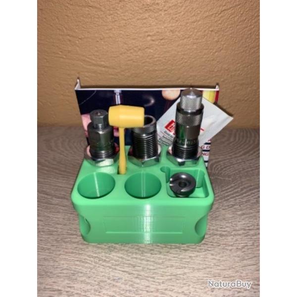 Support vert clair pour jeux d'outils utilisant un adaptateur Hornady Lock N Load, Lee breech etc.