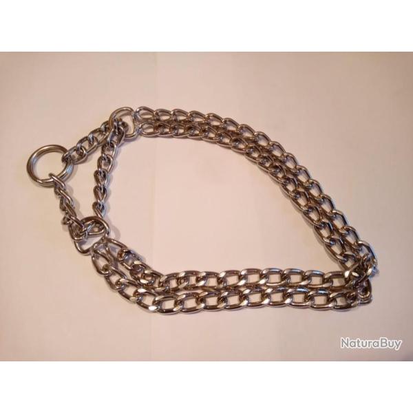 Collier acier pour chien mod�le moyen long
