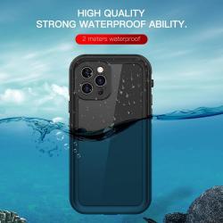 RedPepper Coque Etanche  Anti Choc pour iPhone -Noir-iPhone 12 Pro Max 20260729082510
