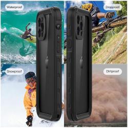 RedPepper Coque Etanche  Anti Choc pour iPhone -Noir-iPhone 12 20260729082510