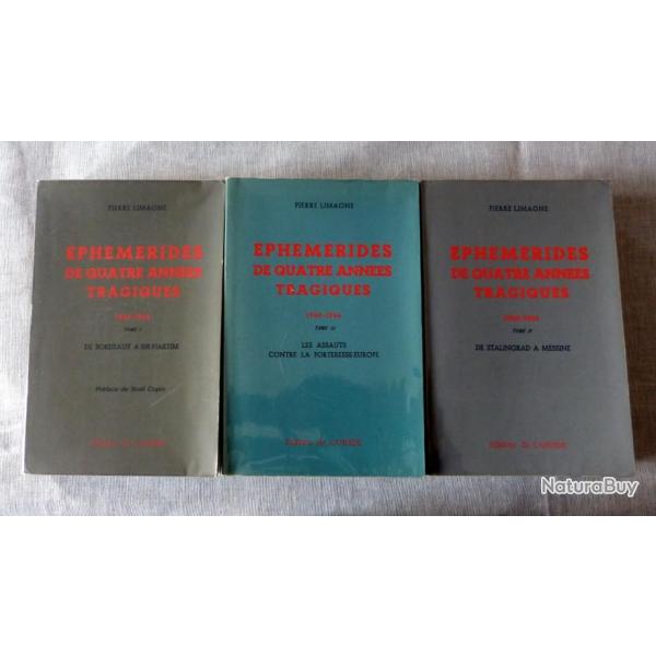 livres : �ph�m�ride de 4 ann�es tragiques / 3 tomes