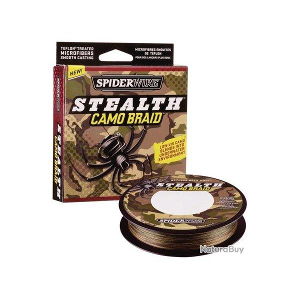 TRESSE STEALTH CAMO BRAID 0.12MM 110M 7.1KG NPC