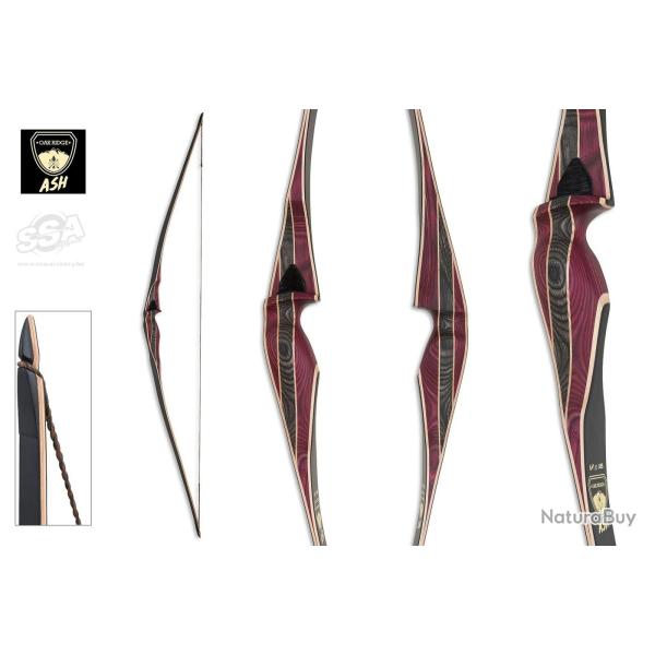 OAK RIDGE - Arc Longbow hybrid ASH 62" GAUCHER (LH) 45 #