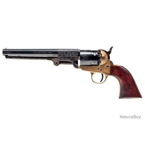 Revolver Pietta Colt 1851 Navy Reb Nord Navy Laiton Grav� Edition Limit�e -RNL44 - Livraison Offerte