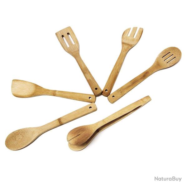 Ustensiles de cuisine 6 pices bambou 13_0002912