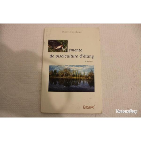 M�mento de pisciculture d'�tang