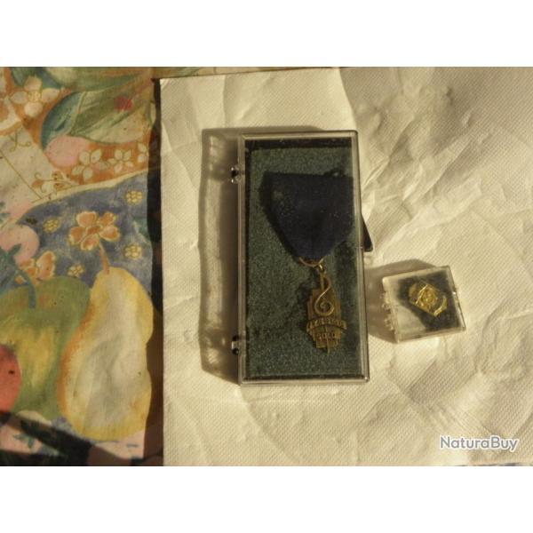 vintage medaille The New York State School Music Association (NYSSMA) annees 60