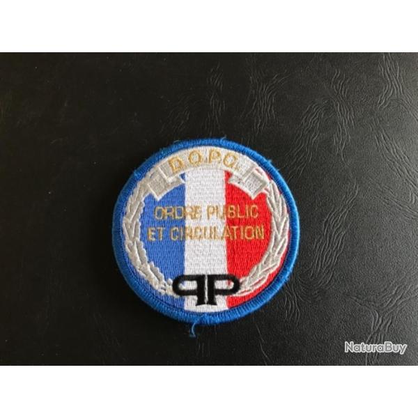 Ecusson POLICE - ORDRE PUBLIC ET CIRCULATION - PREFECTURE DE POLICE