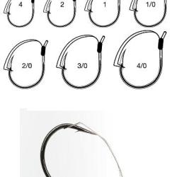 HAMECONS WACKY WEEDLESS 7344WW Taille 4/0 NPC