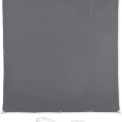 Voile d'ombrage carr&eacute; 2 x 2 m gris 13_0002929