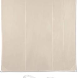 Voile d'ombrage carr&eacute; 5 x 5 m beige 13_0002942_4