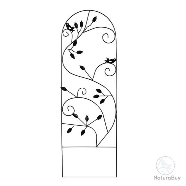 Treillis de jardin en fer 120 cm noir 13_0002894_2