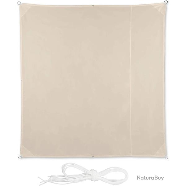 Voile d'ombrage carr 2 x 2 m beige 13_0002942