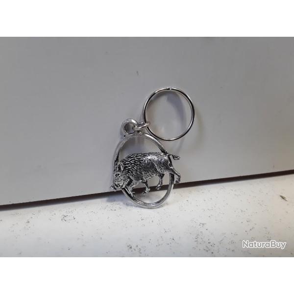 wahoo ! Porte cles sanglier laiton