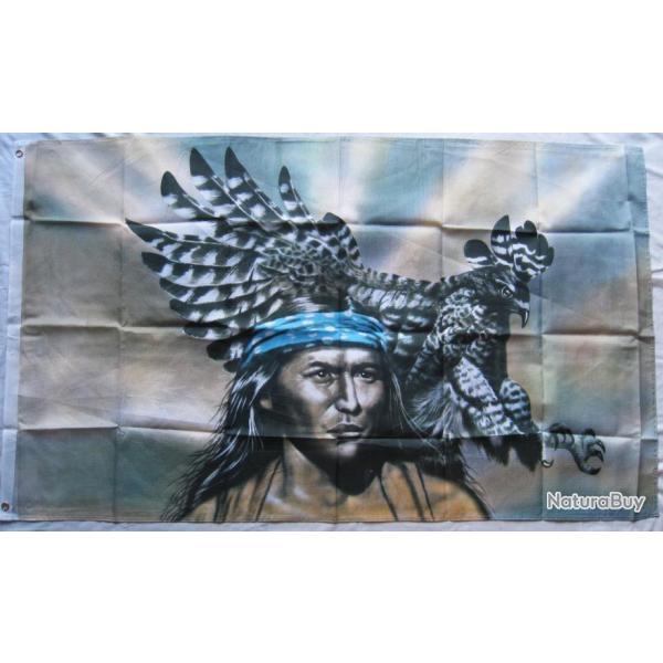DRAPEAU  USA / INDIAN AIGLE - Ref.120