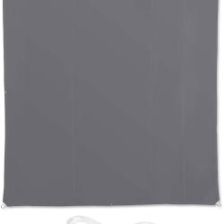 Voile d'ombrage carr&eacute; 5 x 5 m gris 13_0002929_4