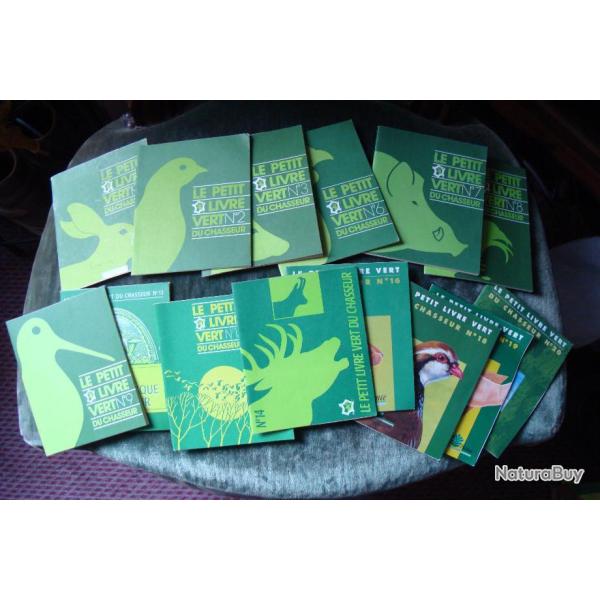 PETIT LIVRE VERT de l'UNFDC 14 exemplaires : au choix :,2,4,6,7,8,14,15,16,17,18,19,20