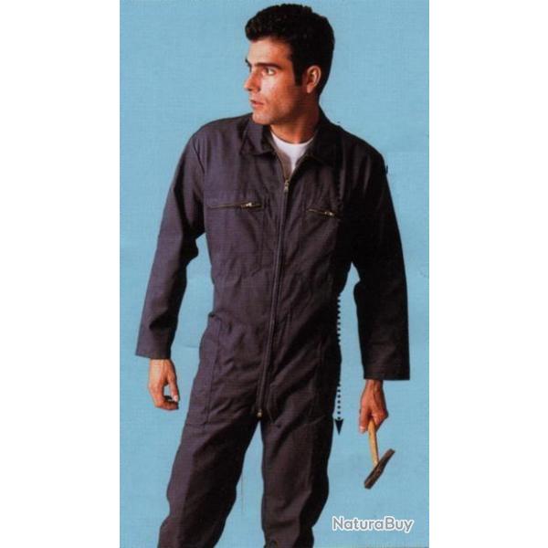 Combinaison de travail polyester/coton Aucune option 60/62 Vert US