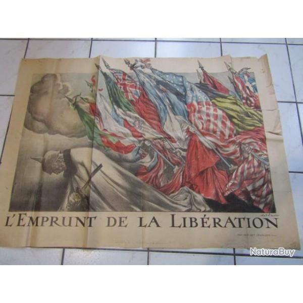 grande affiche premi�re guerre mondiale 1914 1918 Adrian Kaiser ww1 tranch�e poilu emprunt lib�rati3