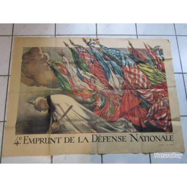 grande affiche premi�re guerre mondiale 1914 1918 Adrian Kaiser ww1 tranch�e poilu emprunt lib�rati2