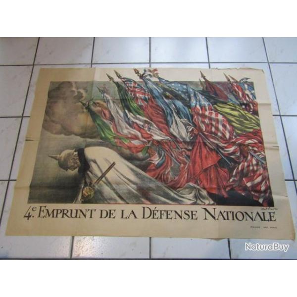 grande affiche premi�re guerre mondiale 1914 1918 Adrian Kaiser ww1 tranch�e poilu emprunt lib�rati1