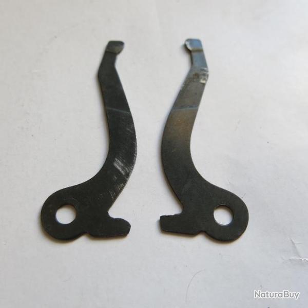VENDU PAR CUIRASSIER11 N�2 PAIRE DE LEVIERS DE RECUPERATION   DE PISTOLET LEFRANCAIS 6,35 MM