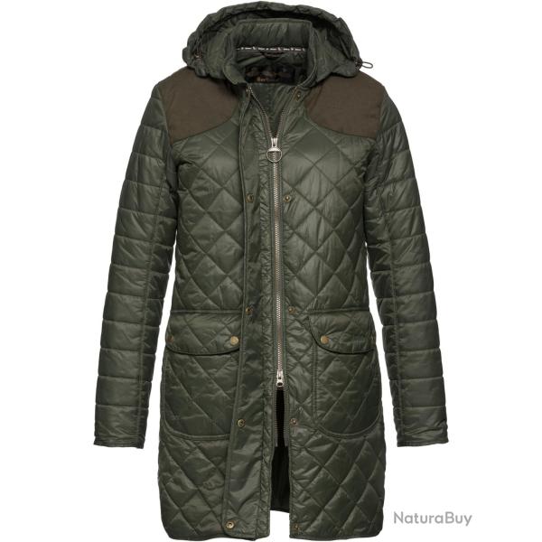 Manteau matelass� Greenfinch (Couleur: Vert fonc�, Taille: 10)