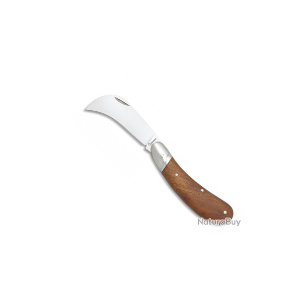 Serpette lame inox longueur 7.50 cm, manche en bois. 1933907