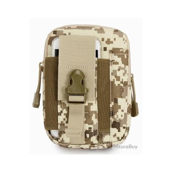 SACOCHE DE CEINTURE MOLLE - Motif DESERT DIGITAL