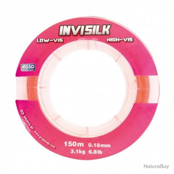 FIL INVISILK FLUO ROSE 150M 0.14mm - 1.94kg