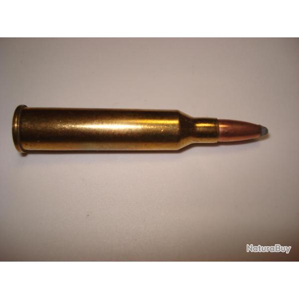 une cartouche de 225 winchester, ogive demi blind�e soft point