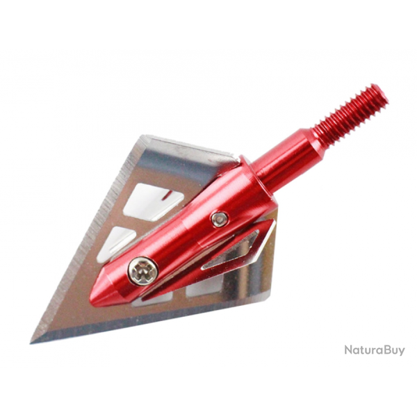 Trois  pi�ces 100 Grains pointes de chasse pour  arc � poulies ou arbal�te