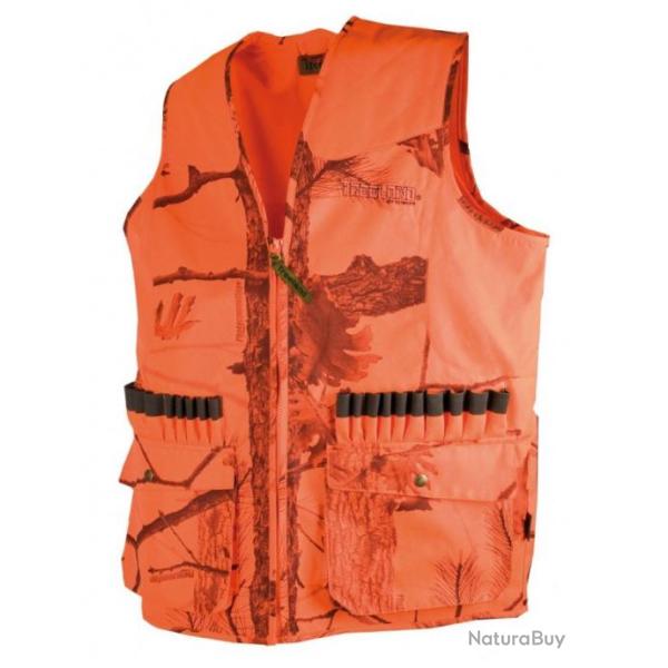 GILET CAMOUFFLAGE ORANGE