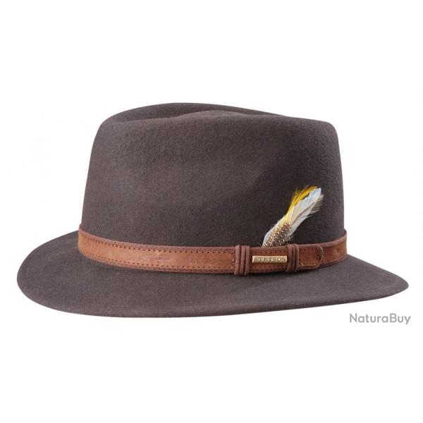 CHAPEAU STETSON VITAFELT DOUBLE MARRON