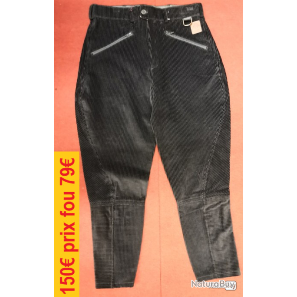 FUSEAU  SOMLYS  JODHPUR  VELOURS t 40           692-S40