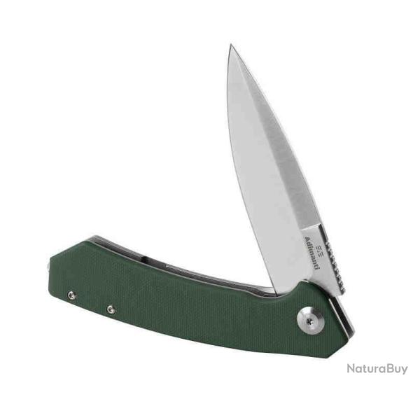 Couteau Ganzo Adimanti Green Lame Acier D2 Manche G-10 Framelock Clip GASKGB
