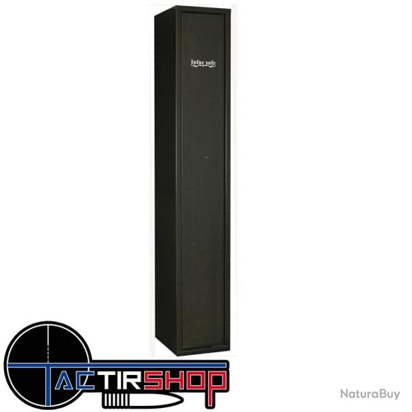 Armoire forte INFAC SENTINEL SD5 4 ARMES avec lunette plus 1 arme sur la porte avec coffre int�rieur