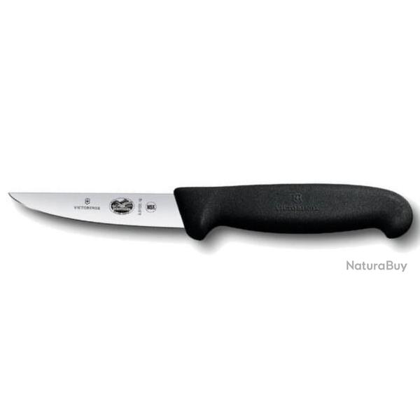 Couteau � saigner le lapin 10 cm Victorinox manche noir 5.5103.10