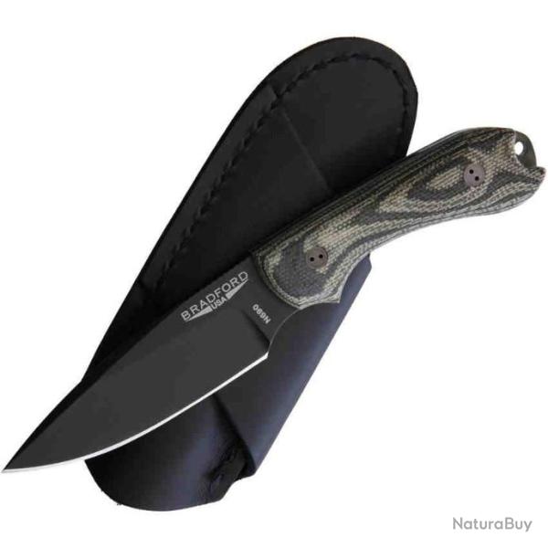Couteau Bradford Guardian 3 DLC Camo G10 Acier N690 Etui Cuir USA BRAD3FE109B