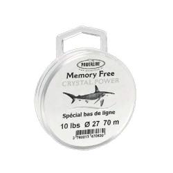 Nylon Memoryfree Cristal 70m Powerline 0.23mm / 5lbs